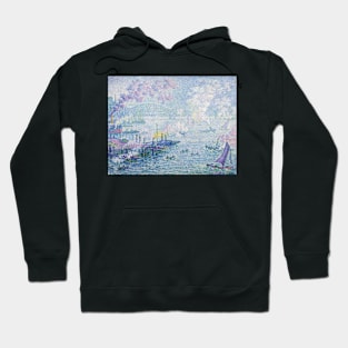 The Port of Rotterdam by Paul Signac Hoodie